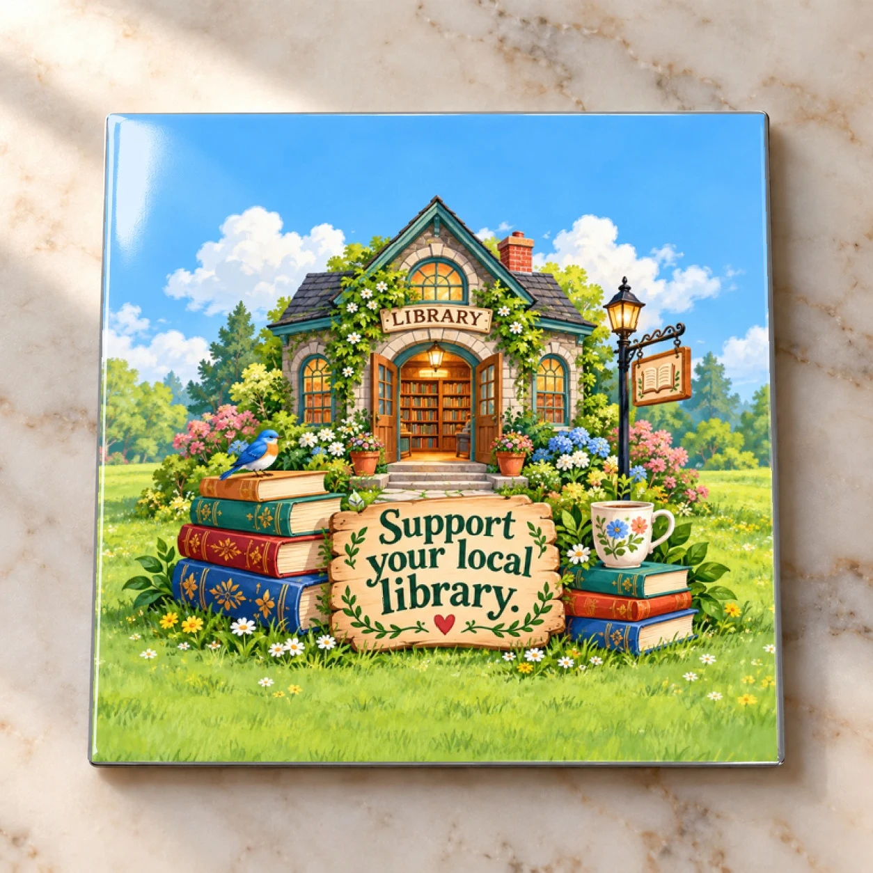 Library Love Magnet Magnet
