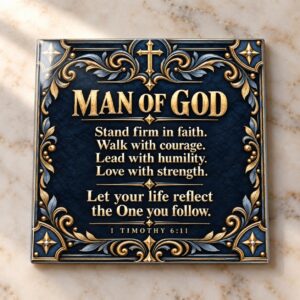 Man of God Verse Magnet
