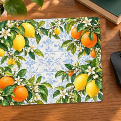 Mediterranean Citrus Grove Mouse Pad