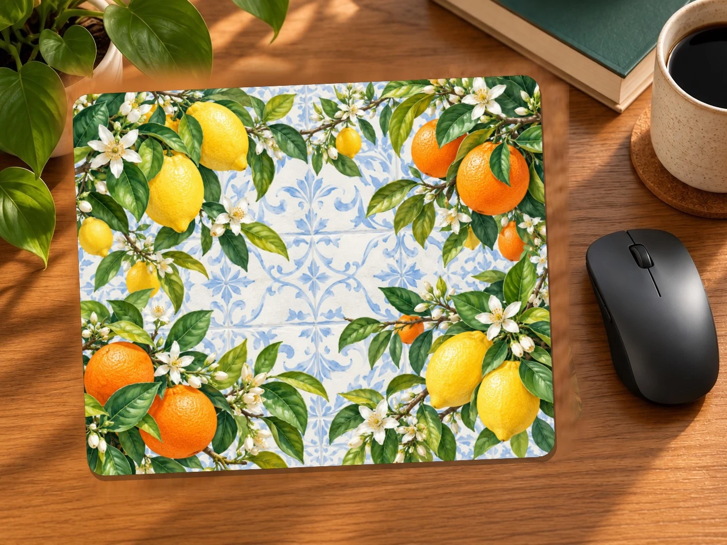 Mediterranean Citrus Grove Mouse Pad