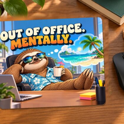 Out of Office. Mentally. Mouse Pad