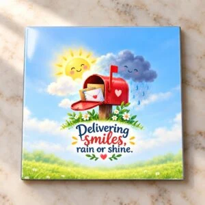 Postal Rain or Shine Magnet Magnet