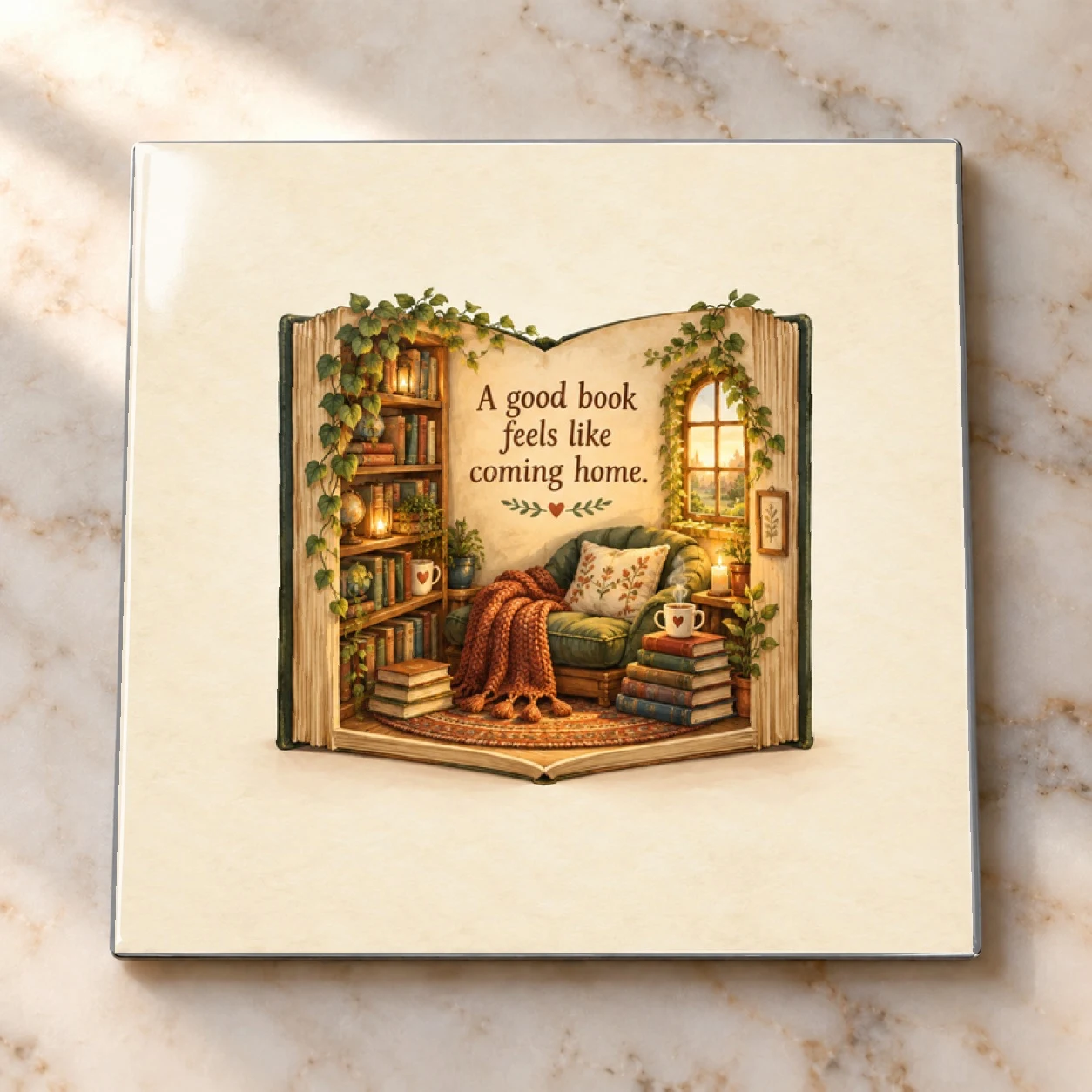 Reading Is Home Magnet Magnet