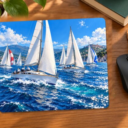 Sailboat Regatta Mouse Pad