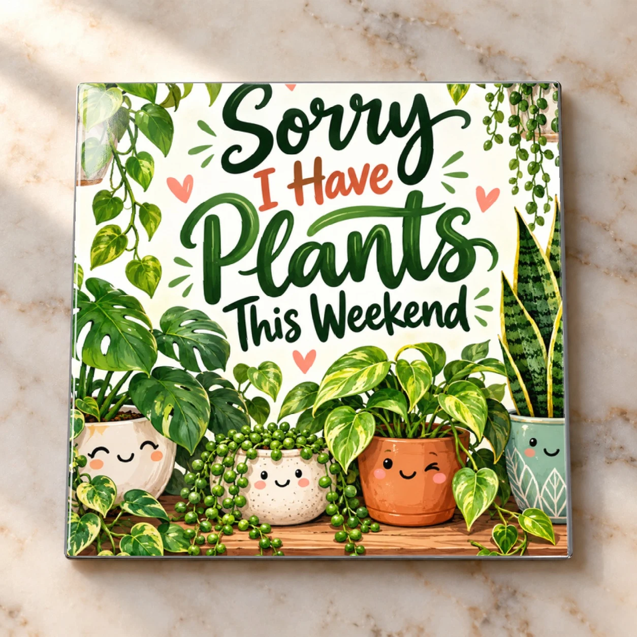 Sorry I Have Plants This Weekend Magnet