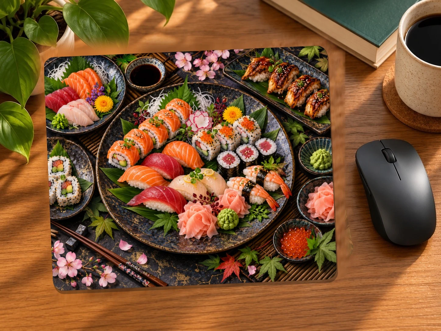 Sushi Garden Platter Mouse Pad