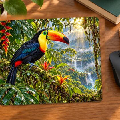 Toucan in a Rainforest Canopy Mouse Pad