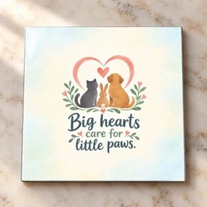 Vet Tech Paw Heart Magnet Magnet