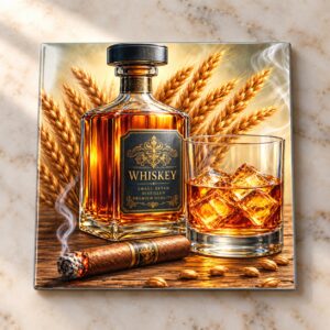 Whiskey & Cigar Magnet