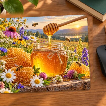 Wildflower Honey Harvest Mouse Pad